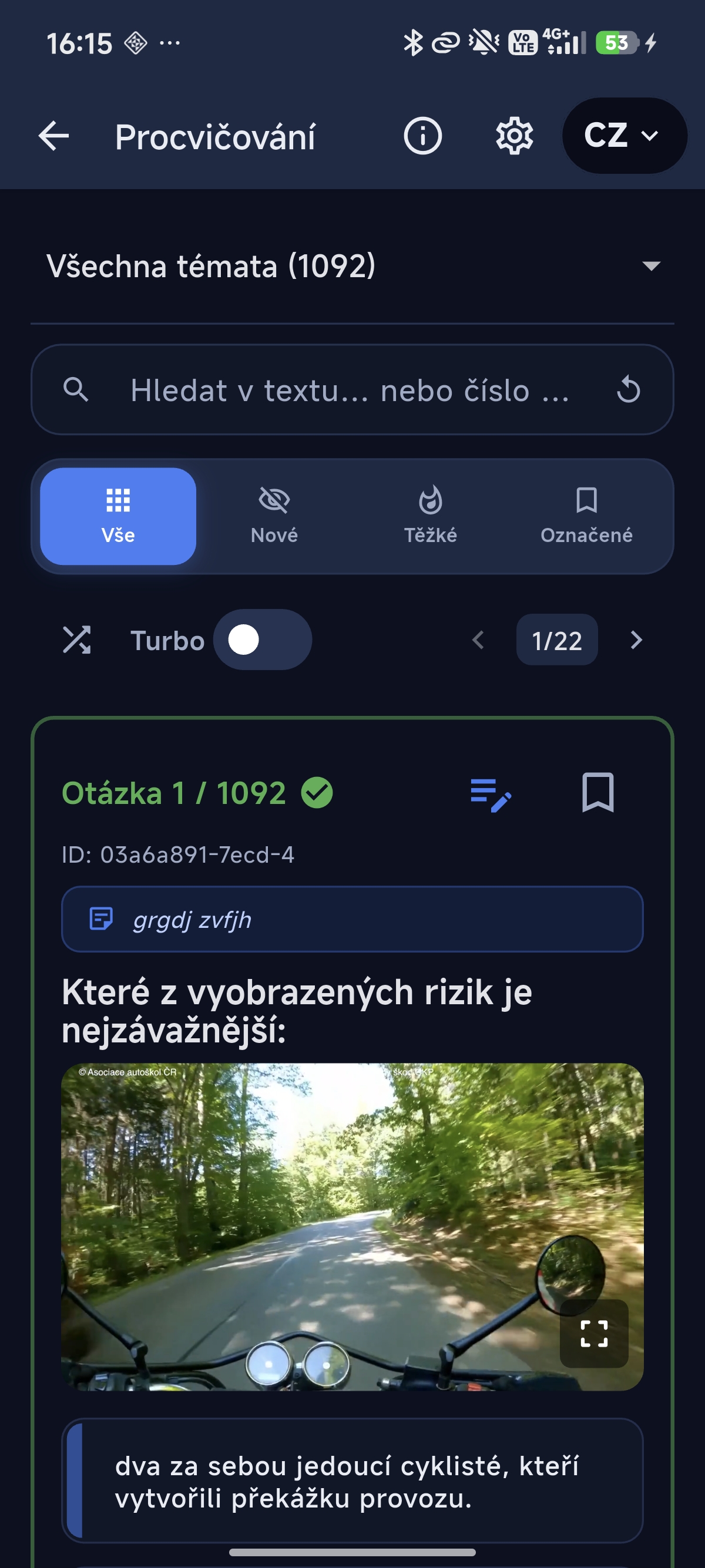 Cestiq – procvičování otázek s obrázky